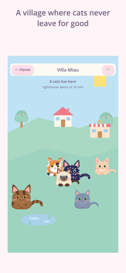 Villa Miau, the cat village